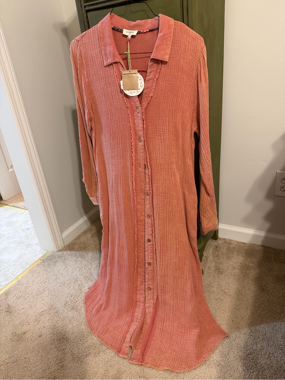 NWT Umgee long sleeve duster